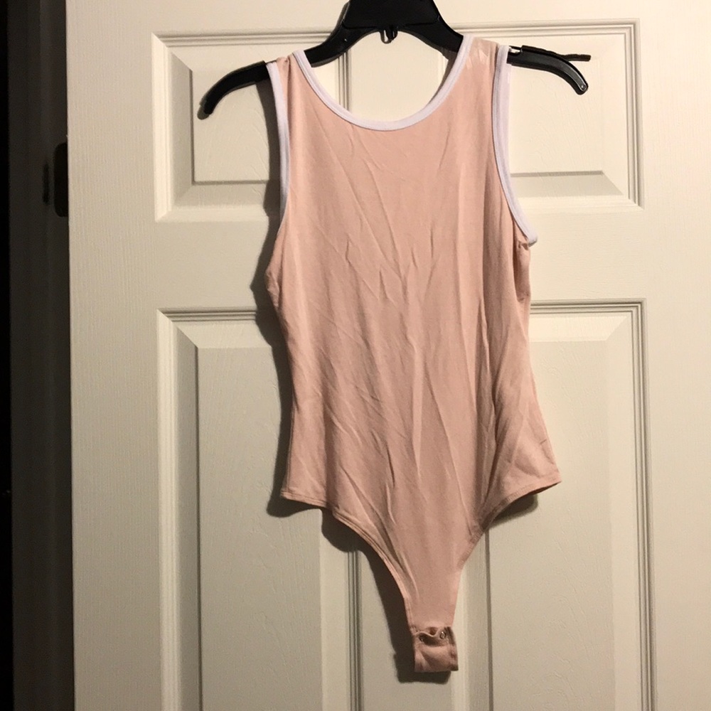 Garage- pale pink bodysuit